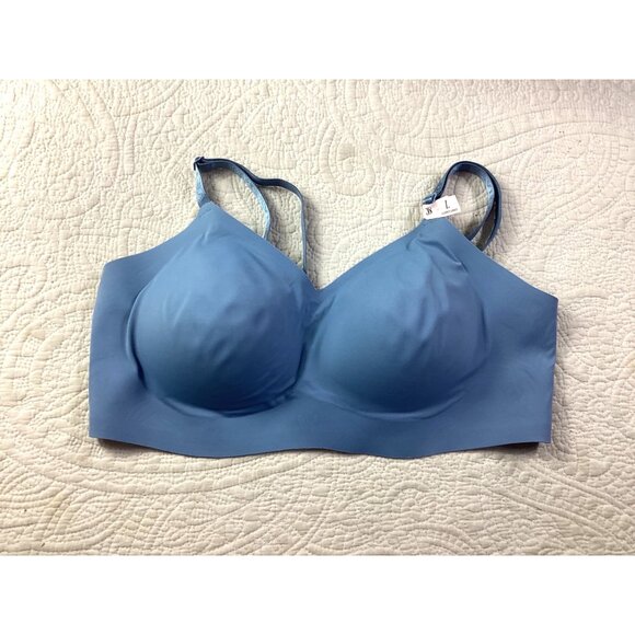 Victorias Secret Lightly Lined Blue Bralette Bra*38B Adj Straps*NWT*Retails $40 - Picture 1 of 10